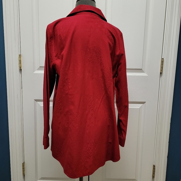 Chico's No-iron Long Sleeve Shirt/Jacket - Picture 6 of 12